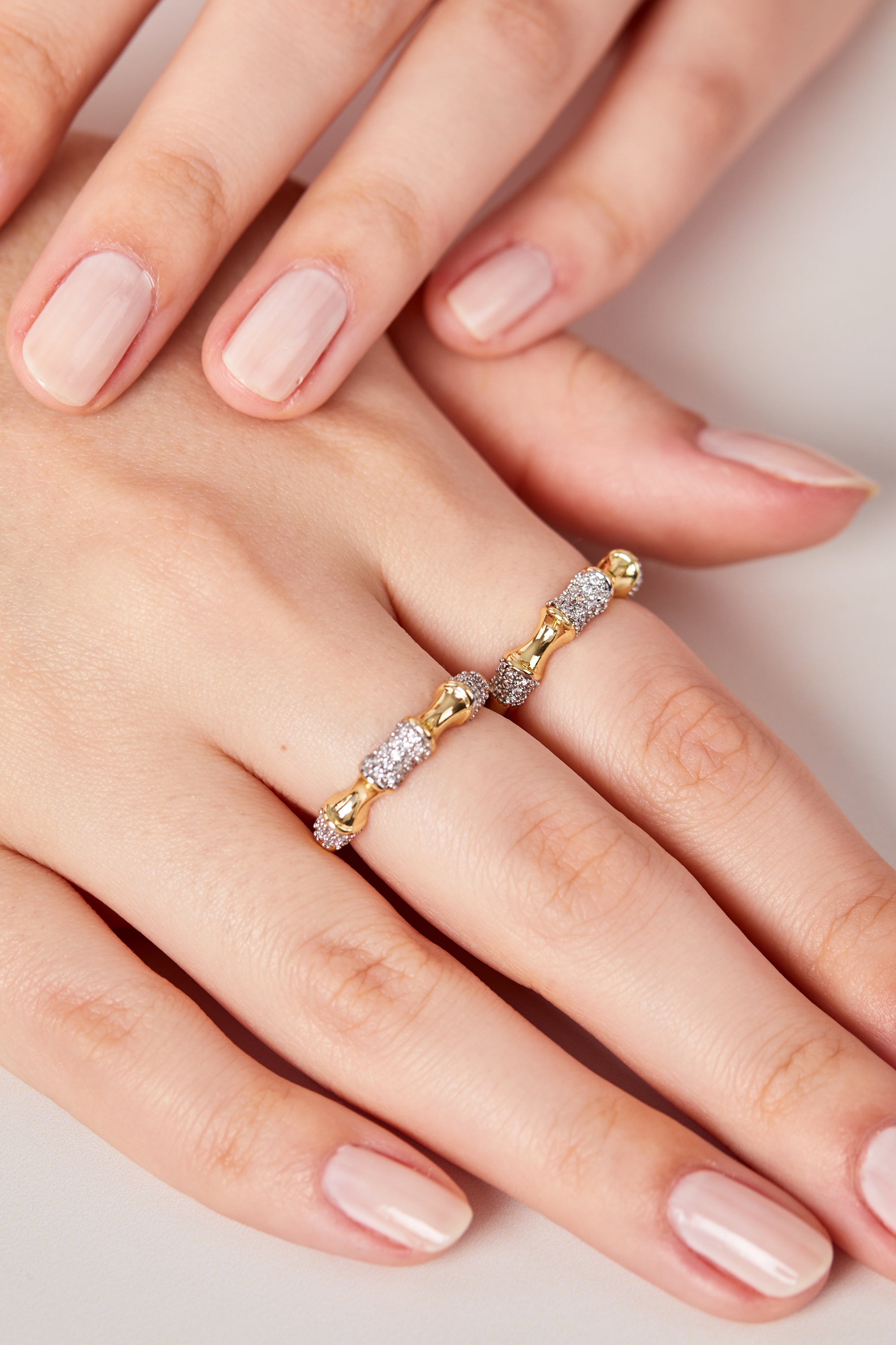 14K Gold Plated Vintage Stone Ring