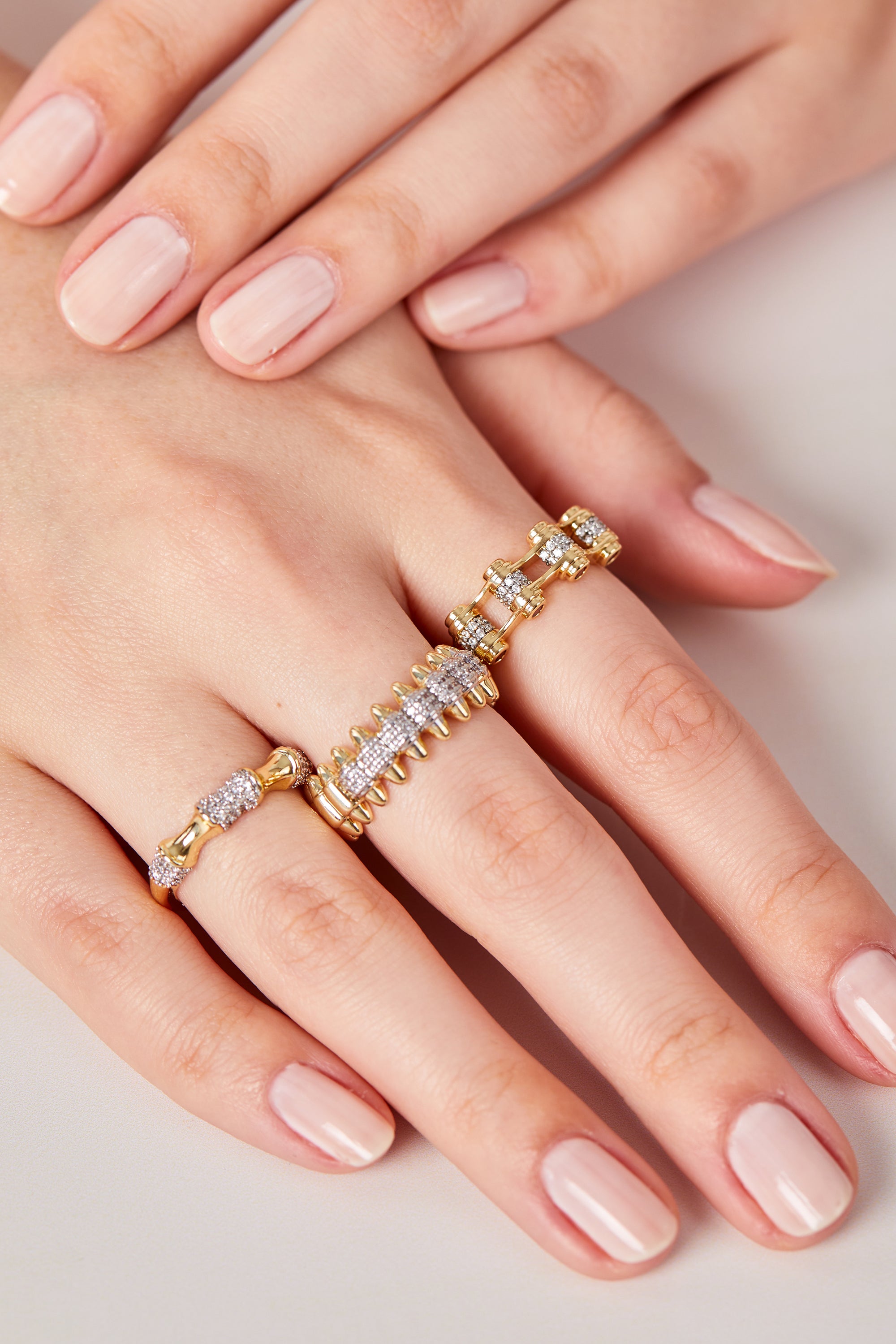14K Gold Plated Neptune Ring