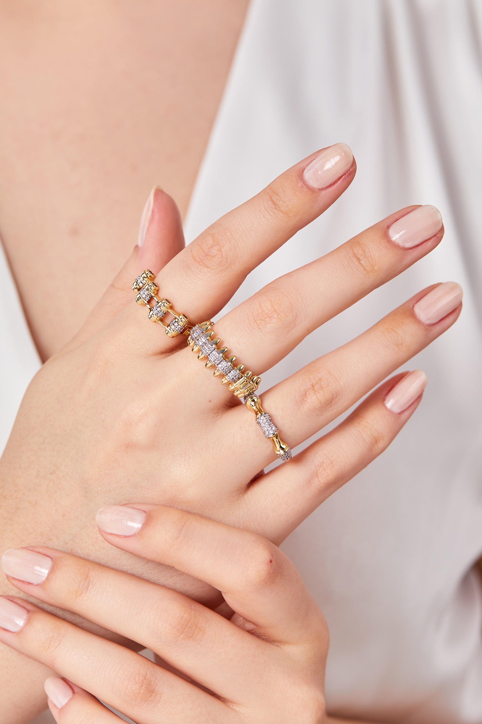14K Gold Plated Neptune Ring