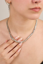 VIP Taşlı Çift Renkli Kolye