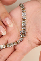 VIP Taşlı Çift Renkli Kolye