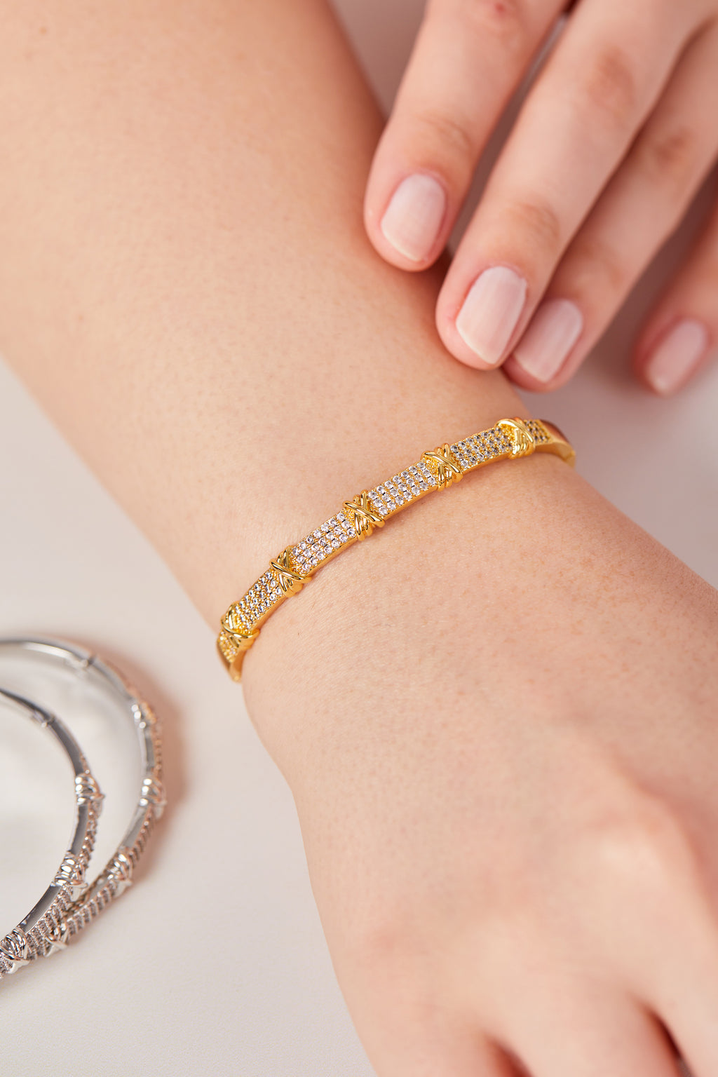22K Gold Plated Tiffany Bangle