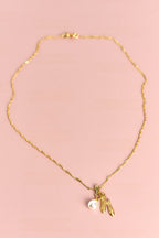 Altın Kaplama Zincirli Balerin Kolye