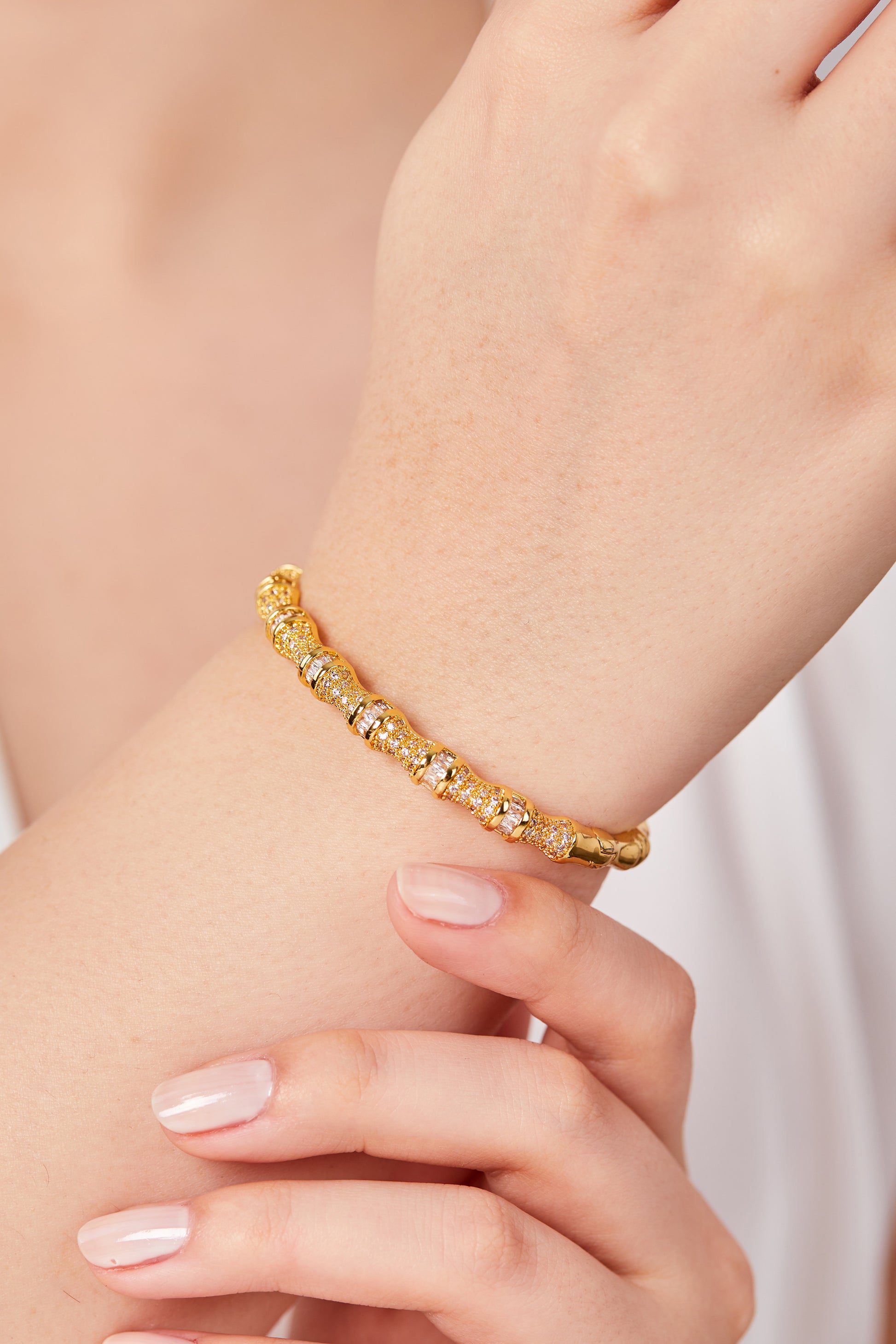 22K Gold Plated Aurora Cuff Gold