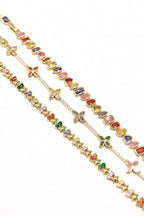 VIP Renkli Taşlı Yıldızlı Bileklik