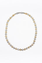 VIP Özel Seri Zirkon Taşlı Çift Renkli Yonca Kolye