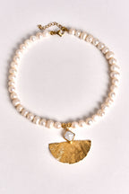 Gerçek İnci Gide Kolye