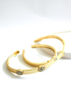 Altın Kaplama Mavi Göz Bileklik