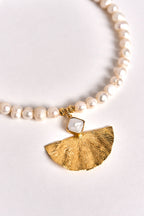 Gerçek İnci Gide Kolye