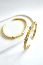 Altın Kaplama Mavi Göz Bileklik