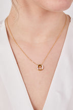 Steel Round Basic Necklace