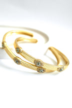 Altın Kaplama Mavi Göz Bileklik