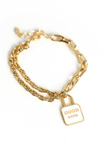 14K Altın Kaplama Good Luck Bileklik