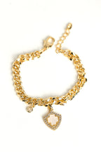 14K Altın Kaplama Kalın Zincir Giza Bileklik