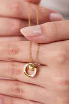 Steel Round Basic Necklace