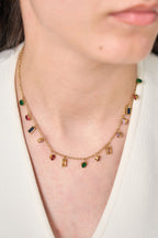 Charmlı Çelik Kolye