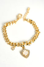 14K Altın Kaplama Kalın Zincir Giza Bileklik