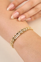 Altın Kaplama Lueur Bileklik