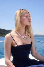 Gerçek İnci Vintage Marjin Göz Kolye