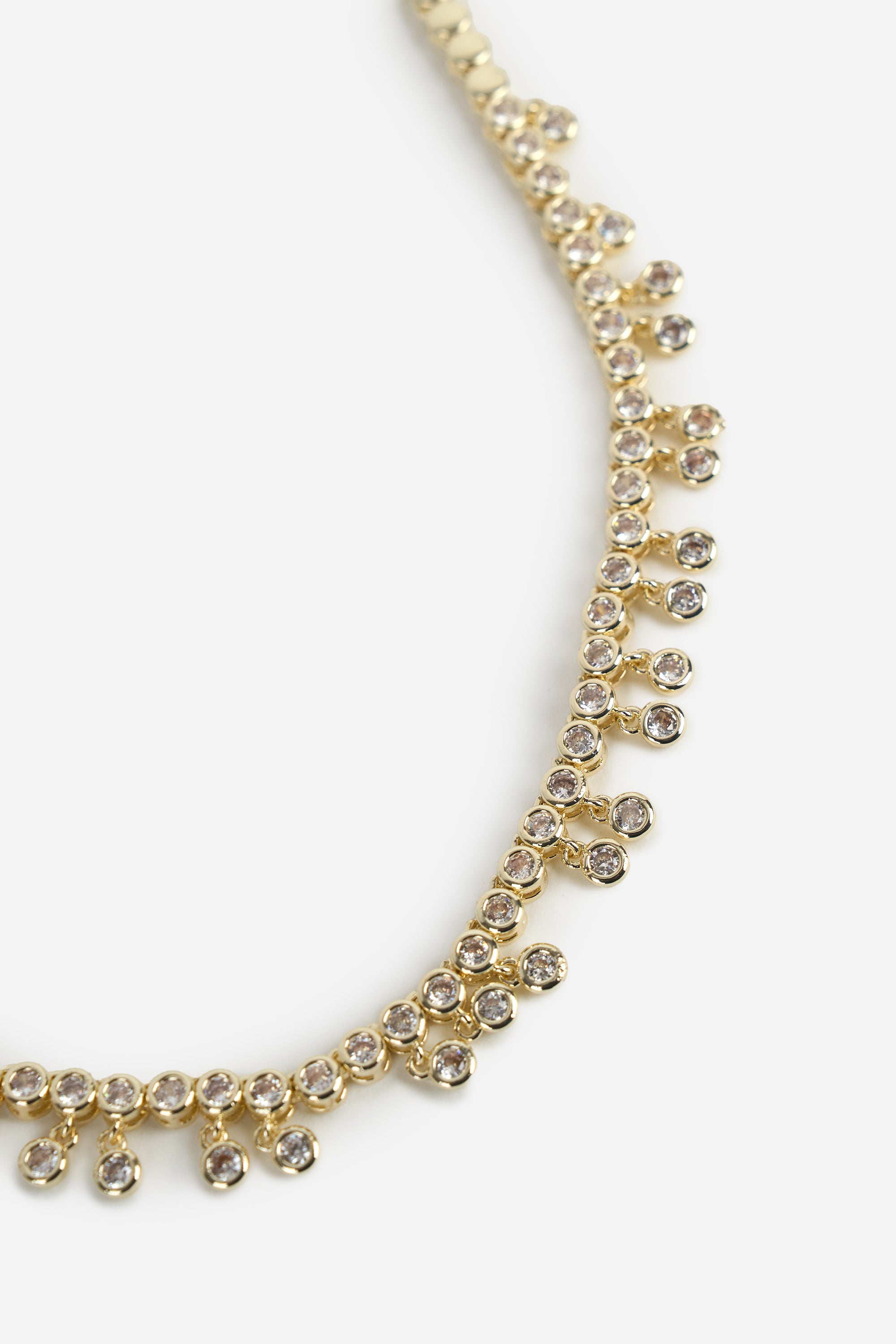 VIP Parlak Taşlı Kolye