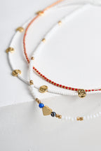 Sugar Beads Üçlü Boncuk Kolye