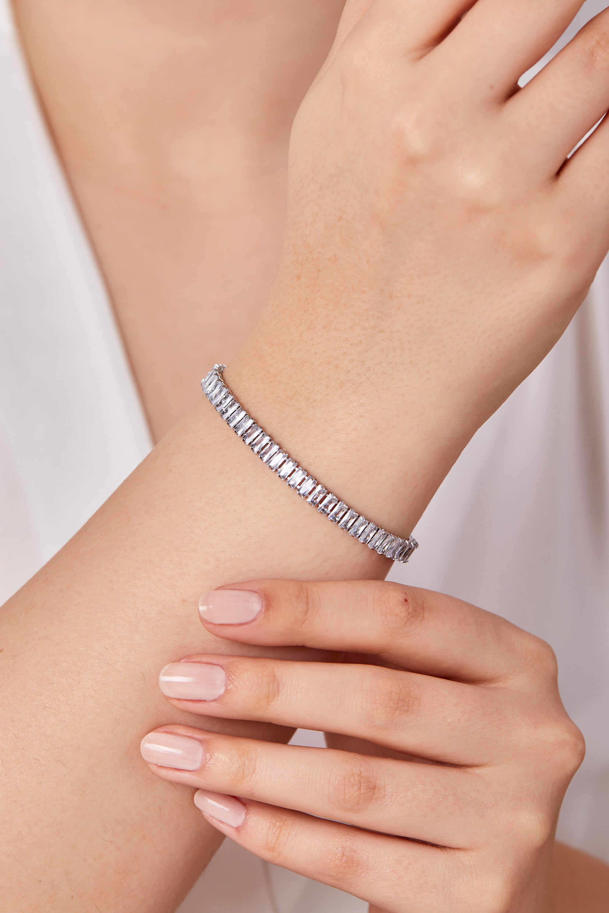 Steel Stone Bracelet