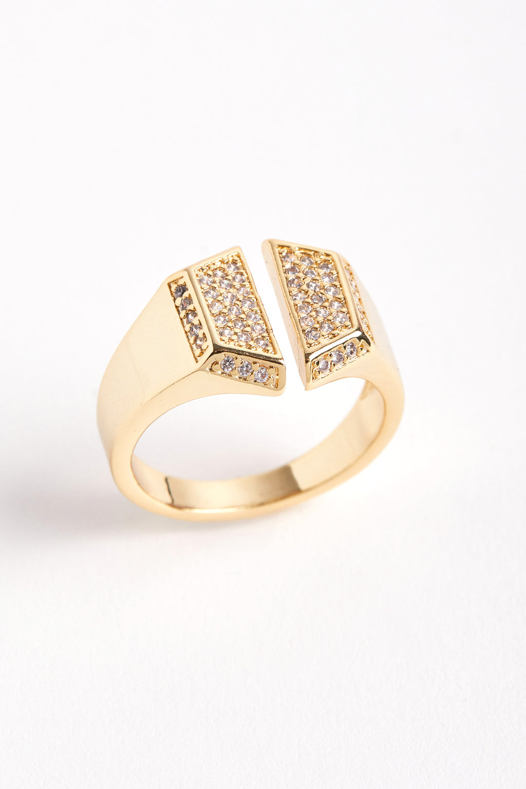 Gold Plated Knight Ring 