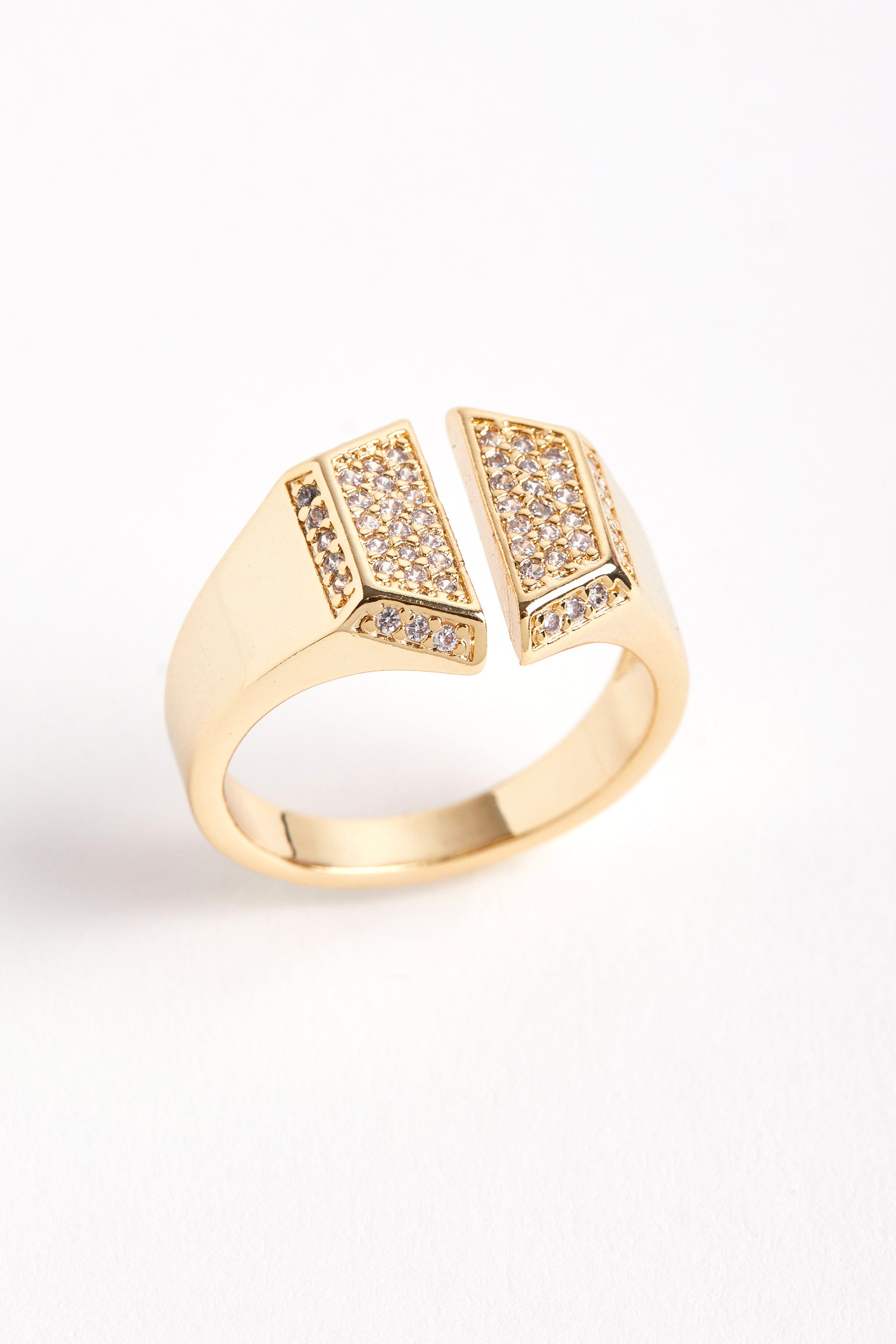 Gold Plated Knight Ring 