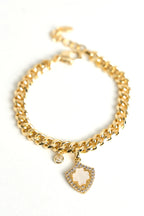 14K Altın Kaplama Kalın Zincir Giza Bileklik