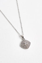 Çelik Zirkon Taşlı Kutup Yıldızı Kolye