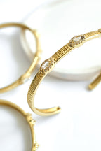 Altın Kaplama Zarif Taşlı Bileklik