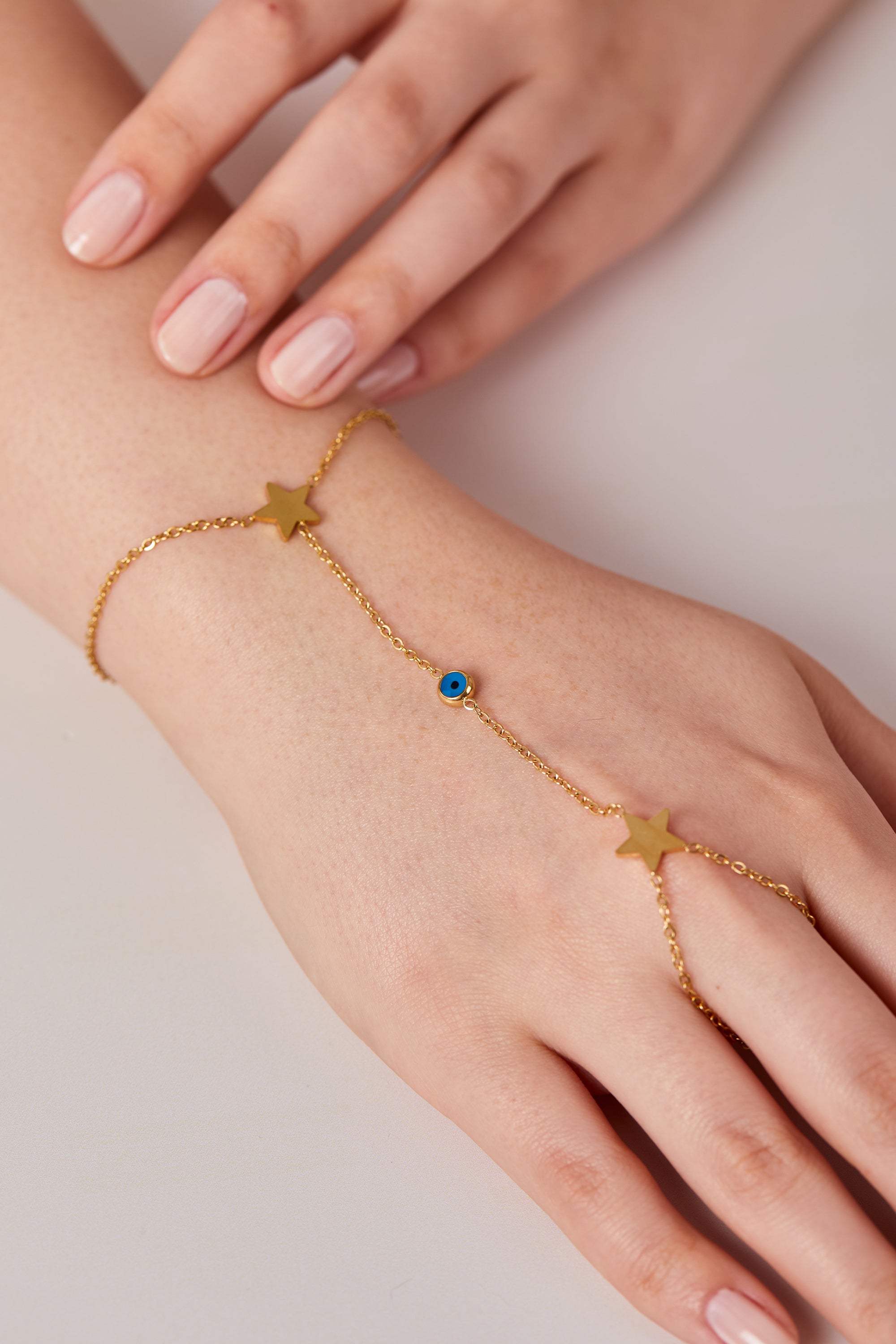 Steel Evil Eye Beaded Shahmaran