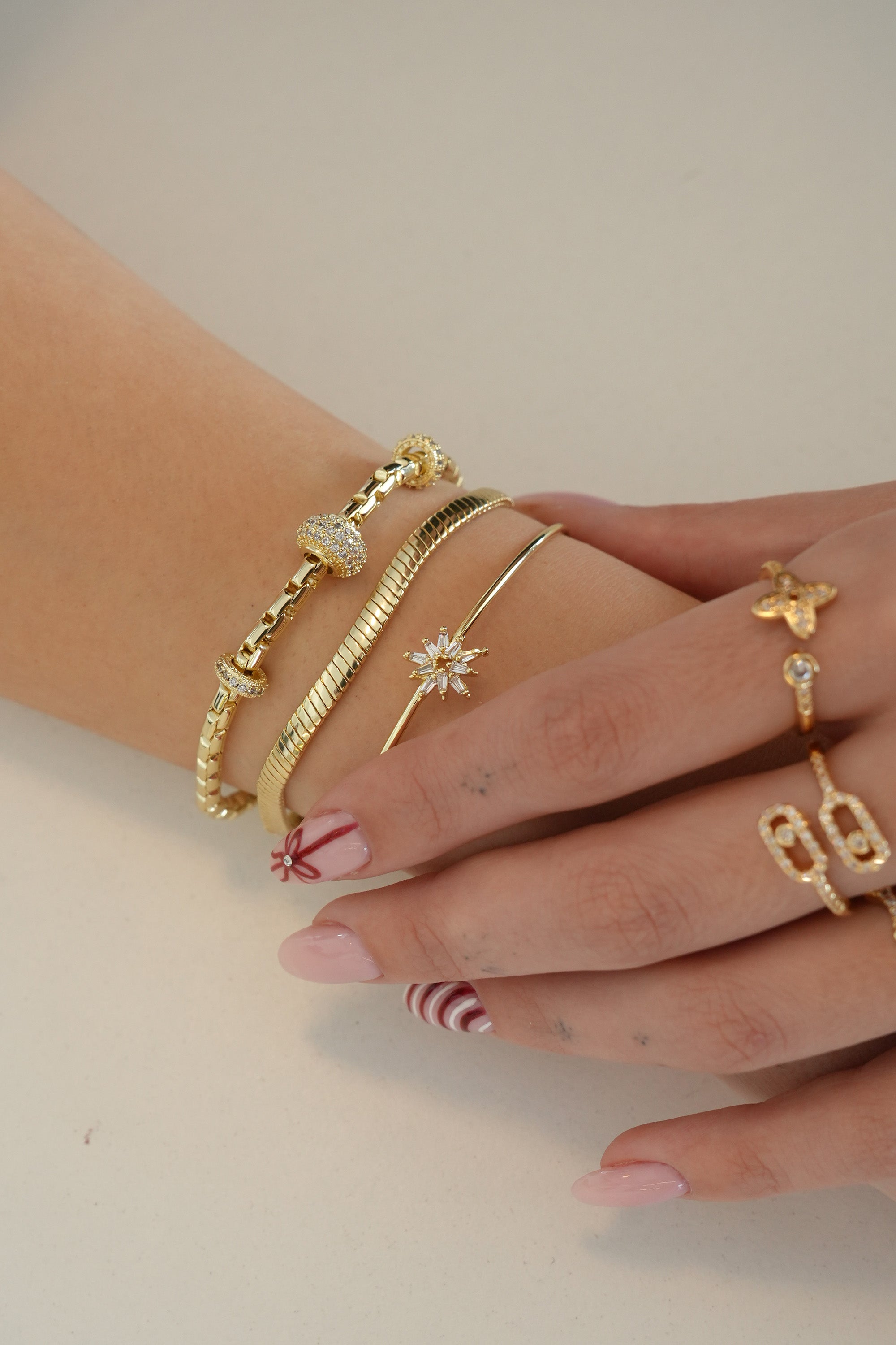 14K Altın Kaplama Liora Bileklik