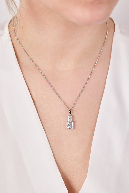 Xuping Baget Model Kolye Silver