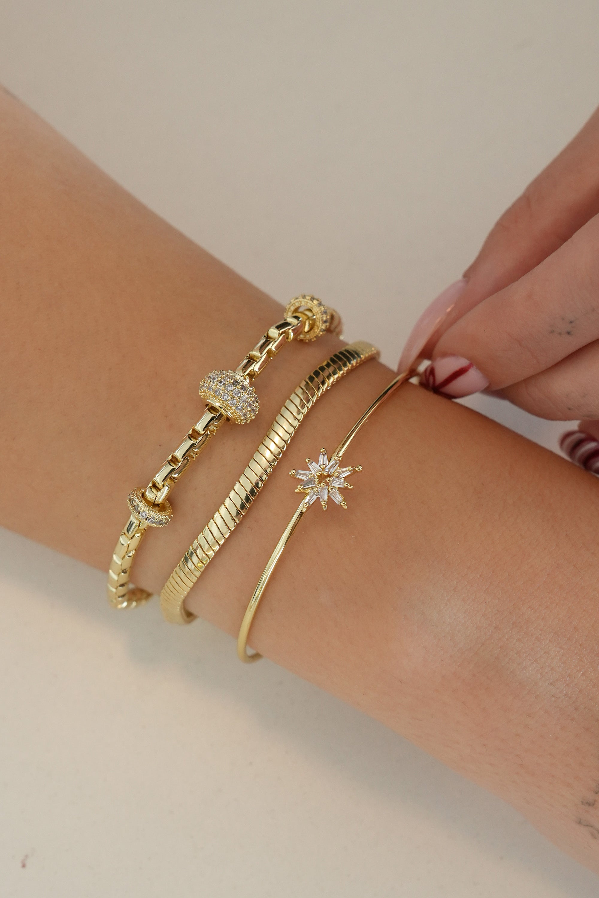 14K Altın Kaplama Soli Bileklik