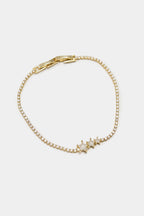 VIP Taşlı Bileklik Gold