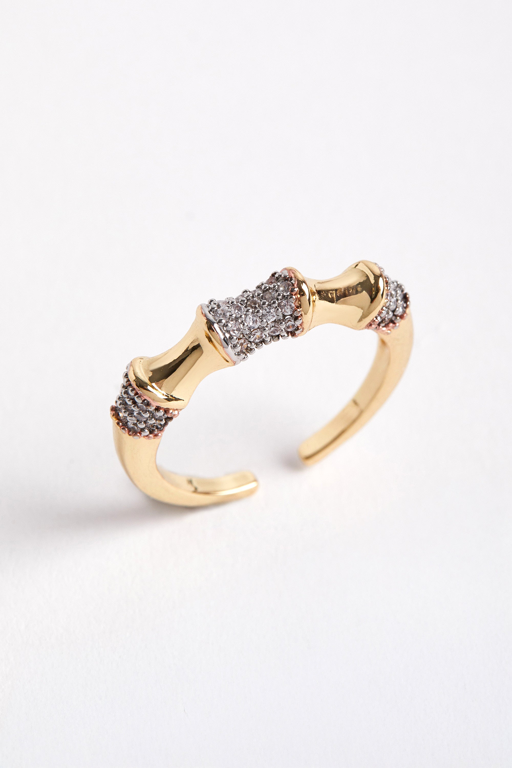 14K Gold Plated Vintage Stone Ring