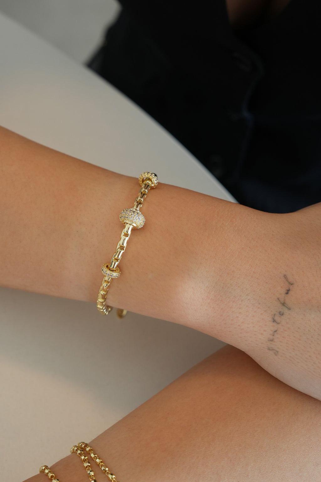 14K Altın Kaplama Liora Bileklik