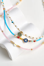 Üçlü Boncuk Kolye