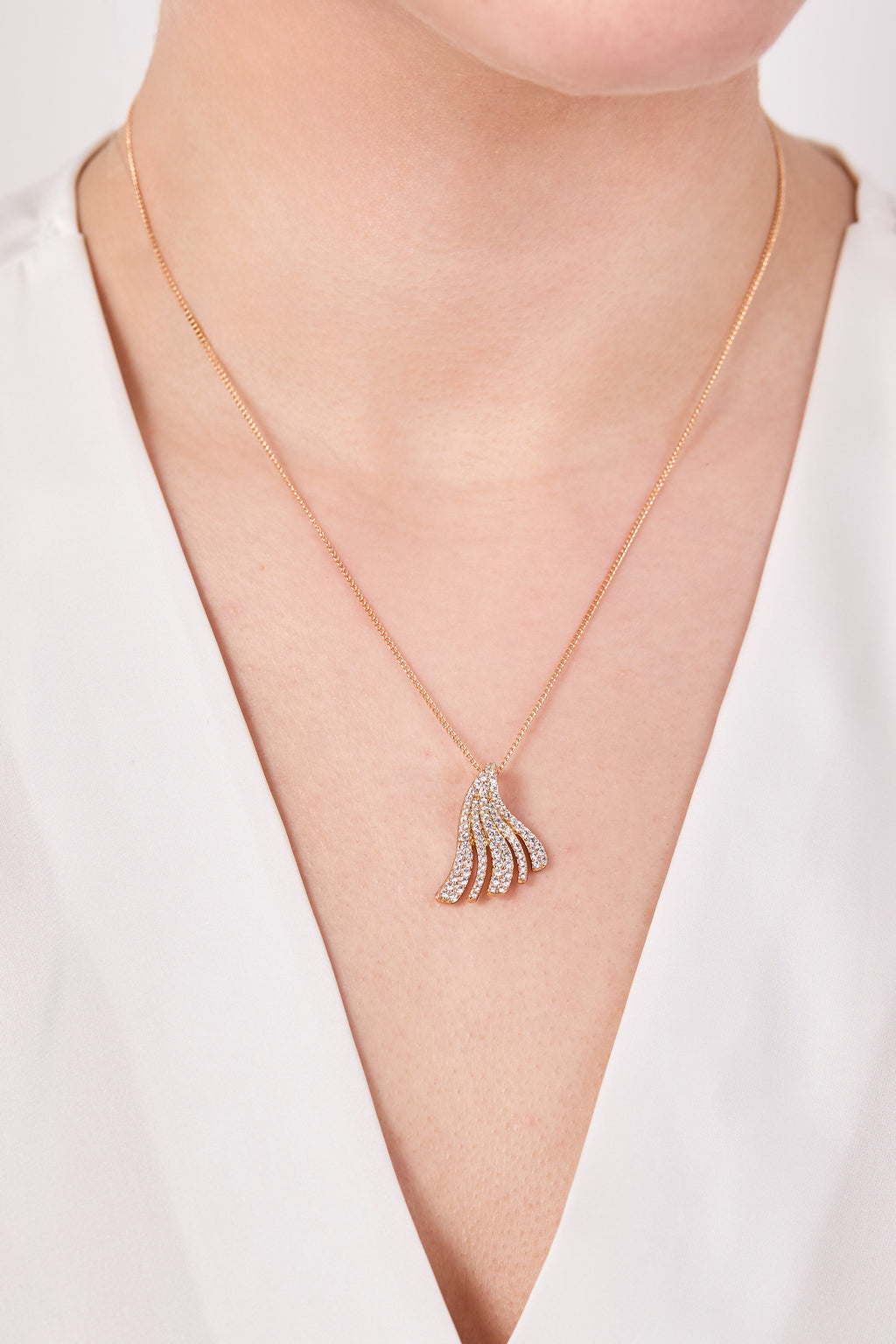 Xuping Zircon Stone Aesthetic Necklace