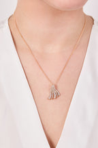 Xuping Zirkon Taşlı Estetik Kolye