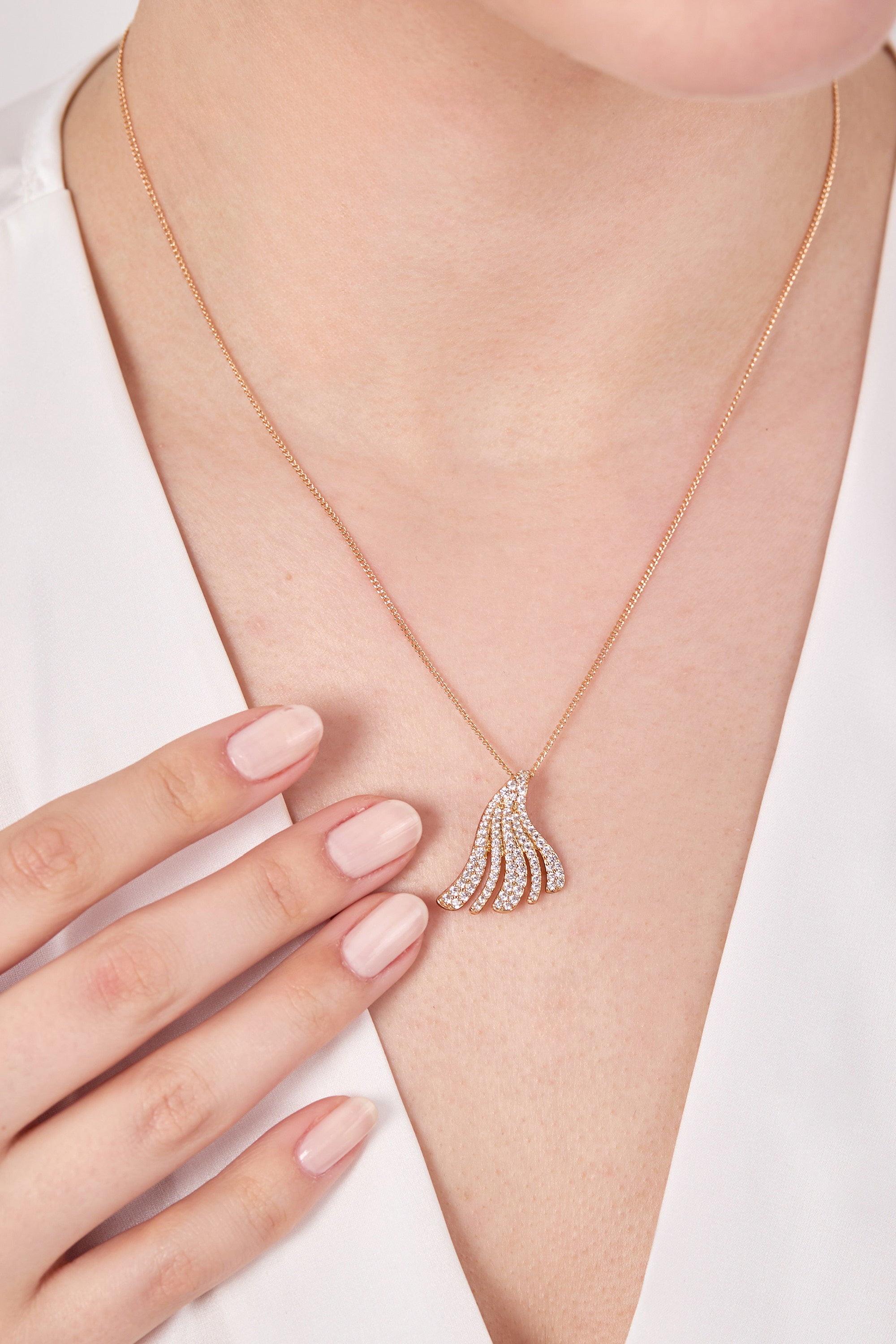Xuping Zircon Stone Aesthetic Necklace