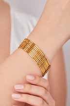 22 Ayar Altın Kaplama 3'lü Ajda Bilezik