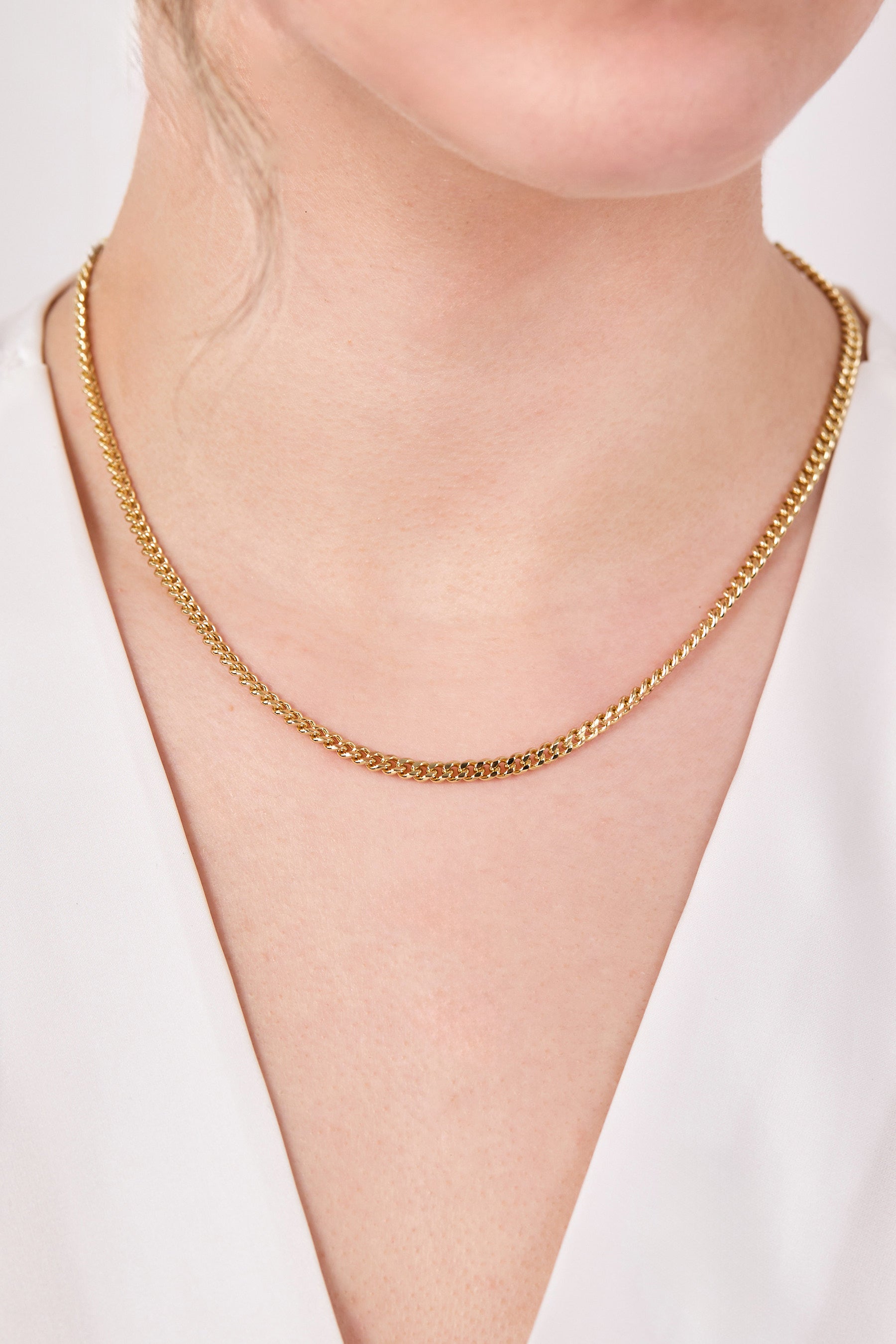 Xuping Chain Necklace Thin