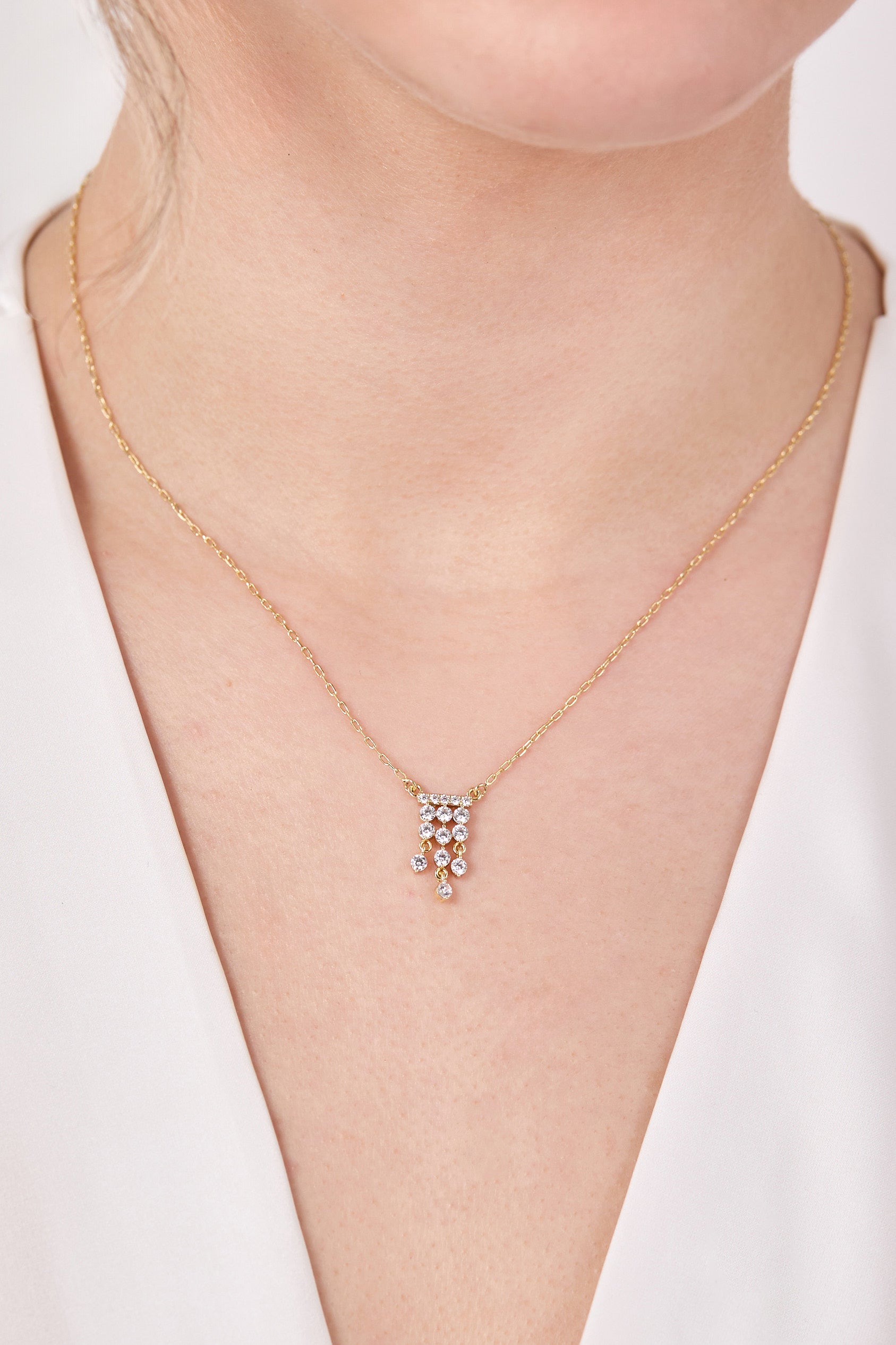 Xuping Diamond Necklace