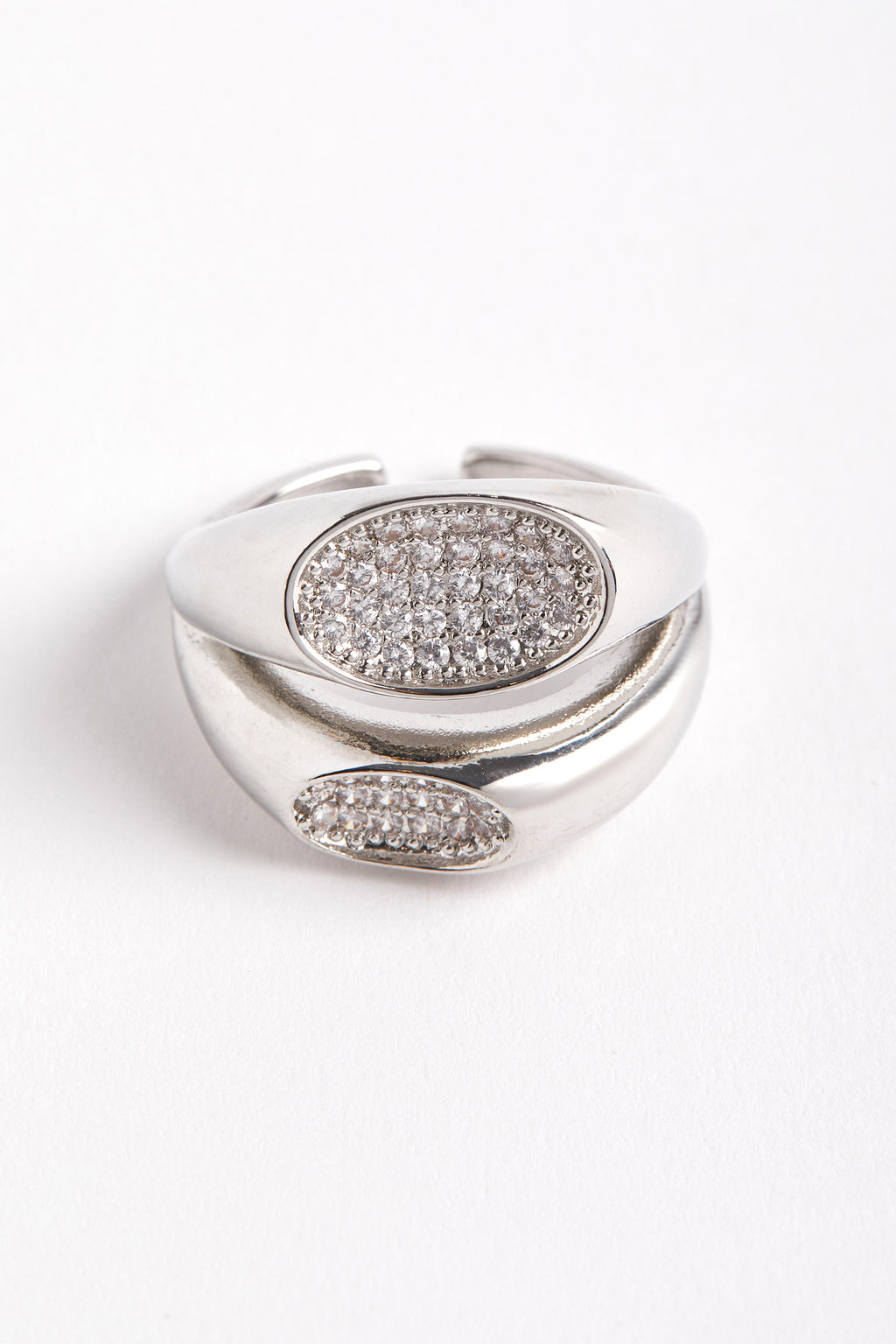 Rhodium Plated Magic Ring Silver