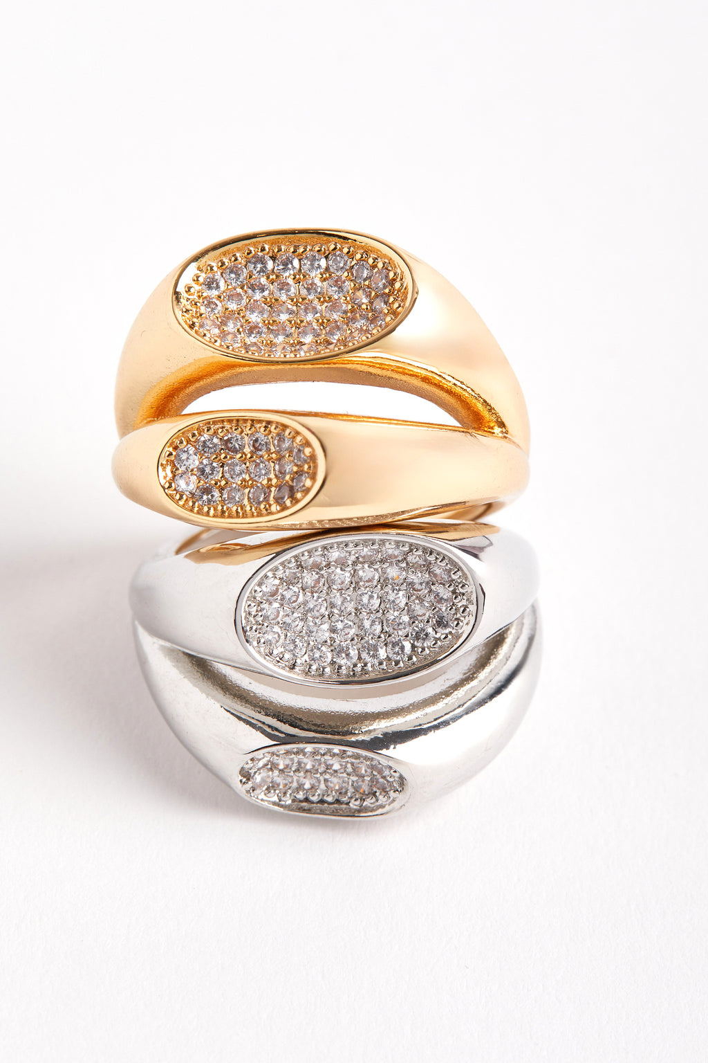 Rhodium Plated Magic Ring Silver