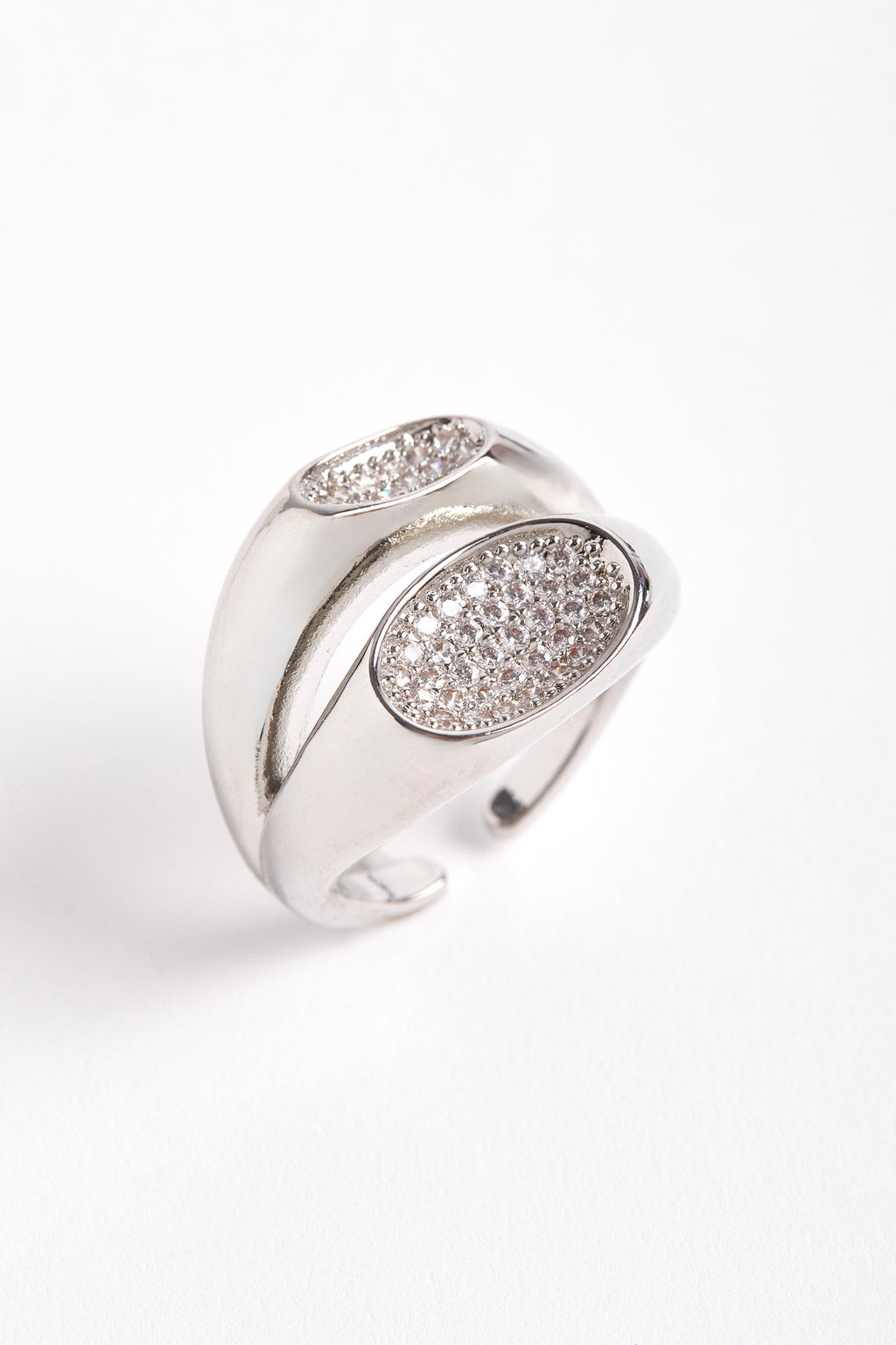 Rhodium Plated Magic Ring Silver