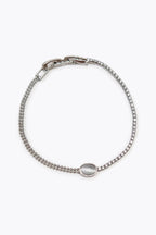 VIP Sedefli Taşlı Bileklik Silver