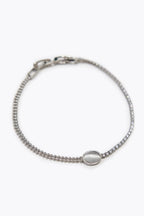 VIP Sedefli Taşlı Bileklik Silver